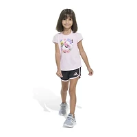 adidas Little Girls 2-pc. Short Set