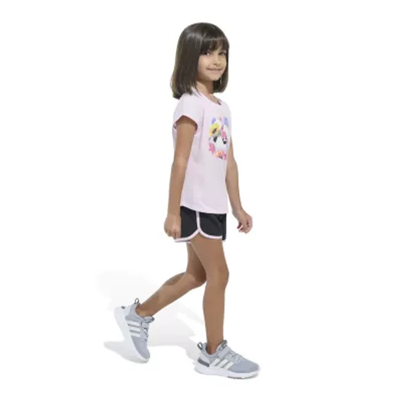adidas Little Girls 2-pc. Short Set