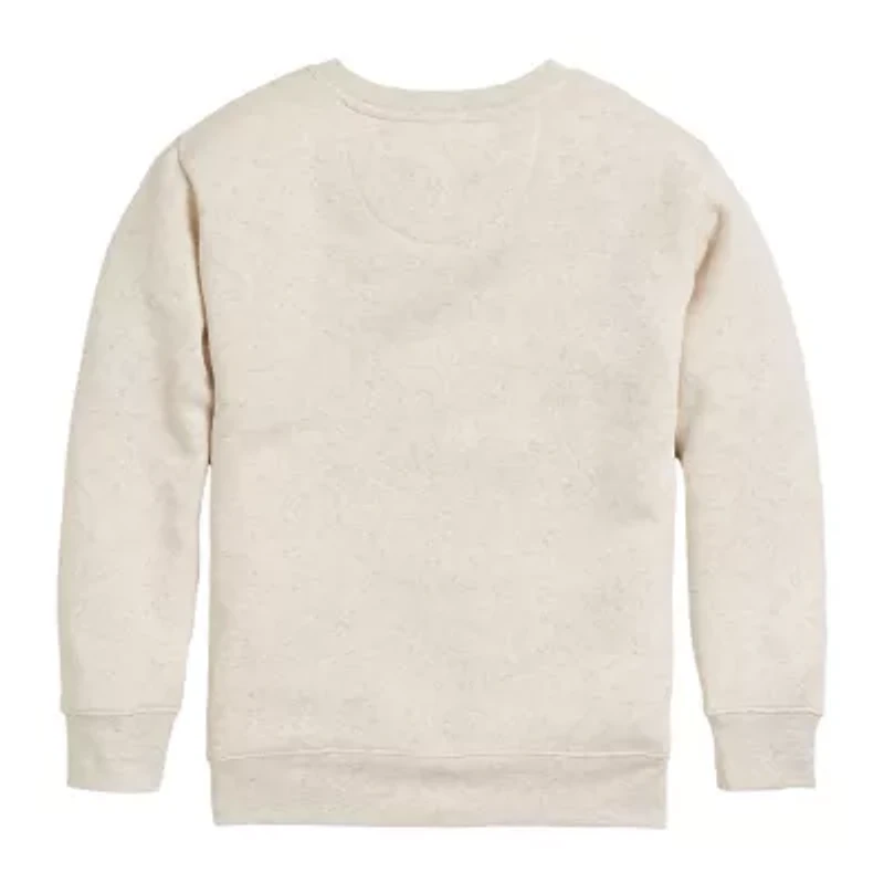 Big Kid Girls Crew Neck Long Sleeve Wicked Sweatshirt