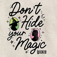 Dont Hide Magic Big Kid Girls Crew Neck Long Sleeve Wicked Sweatshirt