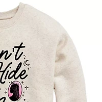 Dont Hide Magic Big Kid Girls Crew Neck Long Sleeve Wicked Sweatshirt