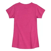 Glindafied Big Kid Girls Crew Neck Short Sleeve Wicked T-Shirt