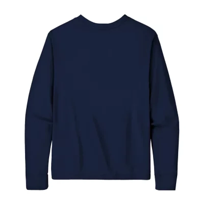 Big Kid Boys Crew Neck Long Sleeve Regular Fit Fortnite Graphic T-Shirt