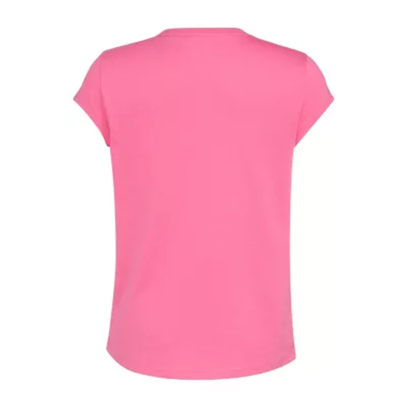 adidas Big Kid Girls Crew Neck Short Sleeve Slim Fit Graphic T-Shirt
