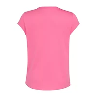 adidas Big Kid Girls Crew Neck Short Sleeve Slim Fit Graphic T-Shirt