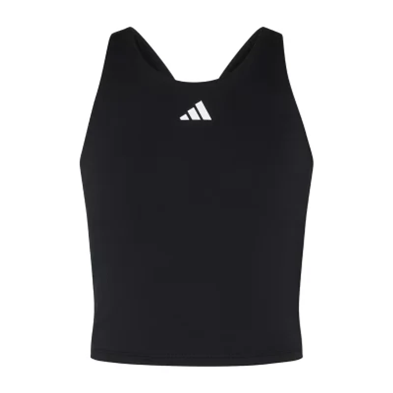 adidas Big Kid Girls Scoop Neck Sleeveless Active Tank Top
