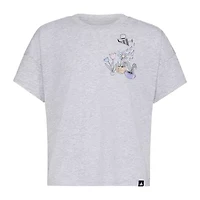 adidas Big Kid Girls Crew Neck Short Sleeve Loose Fit Graphic T-Shirt
