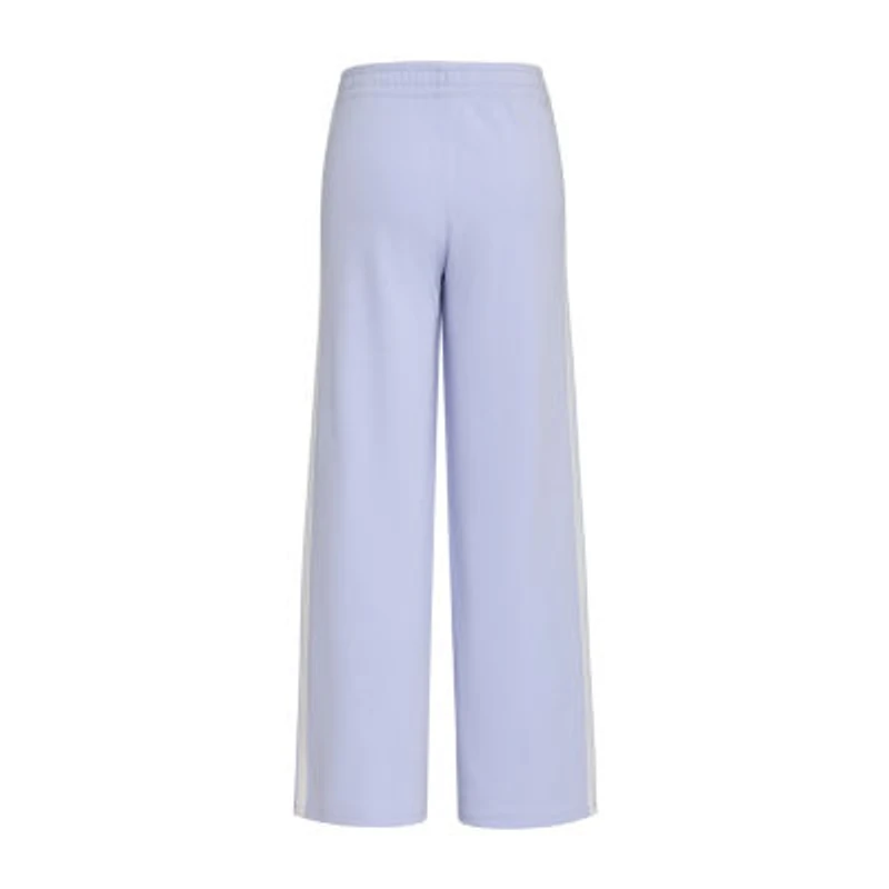 adidas Big Kid Girls Mid Rise Wide Leg Loose Fit French Terry Pull-On Pant