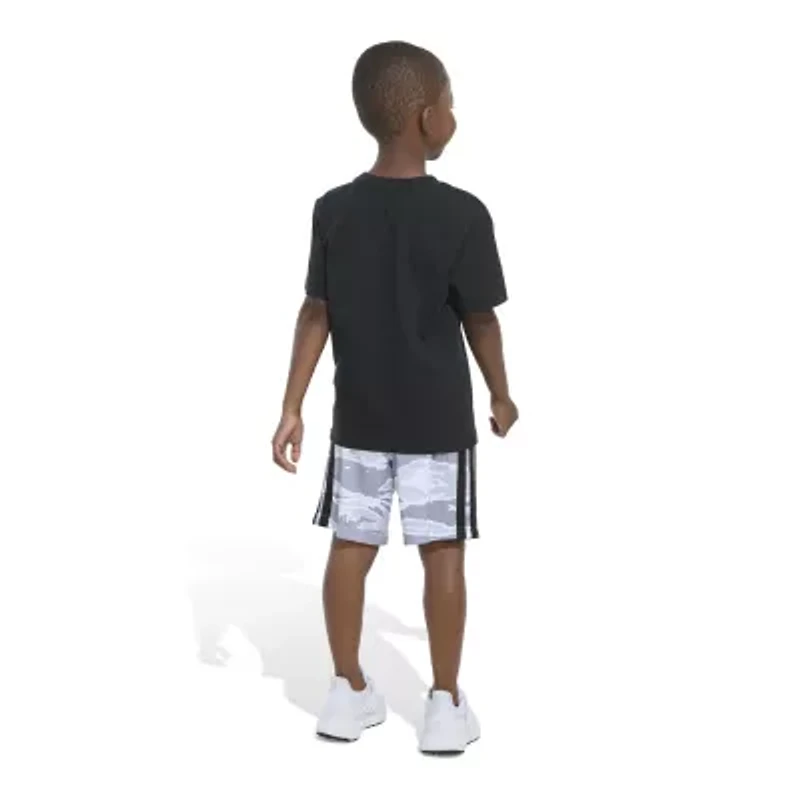 adidas Little Boys 2-pc. Short Set