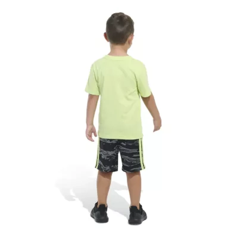 adidas Little Boys 2-pc. Short Set