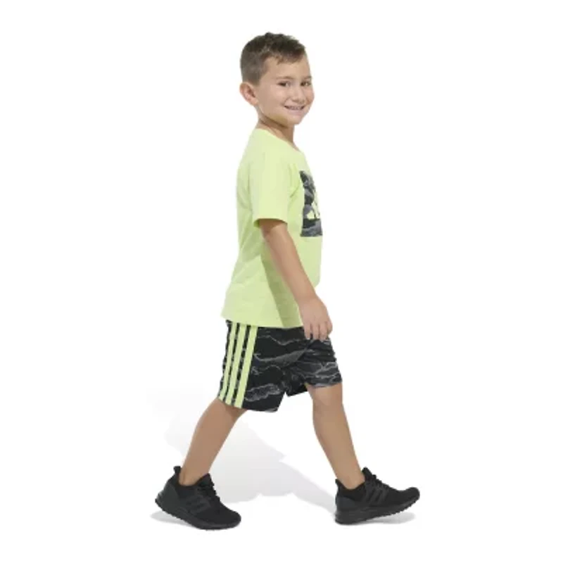 adidas Little Boys 2-pc. Short Set