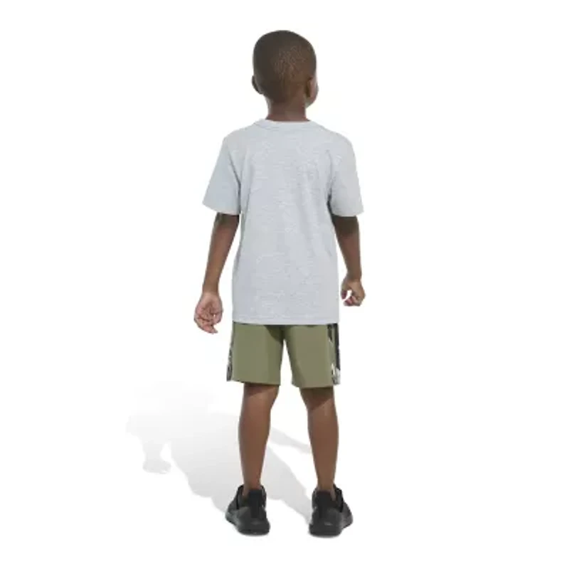 adidas Woven Little Boys 2-pc. Short Set
