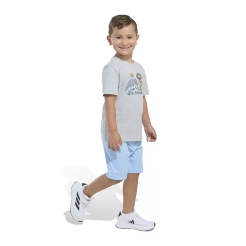 adidas Little Boys 2-pc. Short Set