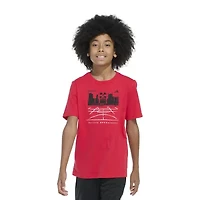 adidas Big Kid Boys Crew Neck Short Sleeve Regular Fit Graphic T-Shirt