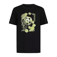 adidas Big Kid Boys Crew Neck Short Sleeve Regular Fit Graphic T-Shirt