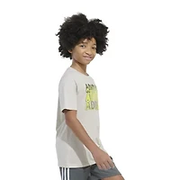adidas Big Kid Boys Crew Neck Short Sleeve Regular Fit Graphic T-Shirt