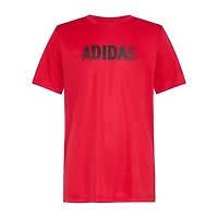 adidas Big Kid Boys Crew Neck Short Sleeve Regular Fit Graphic T-Shirt