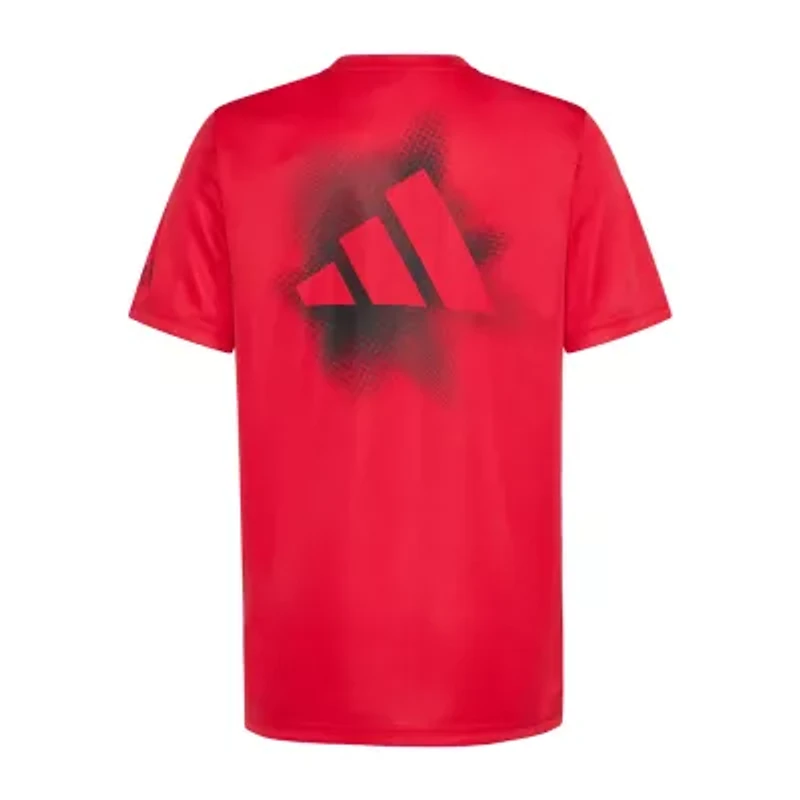 adidas Big Kid Boys Crew Neck Short Sleeve Regular Fit Graphic T-Shirt