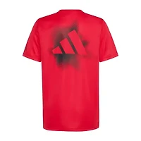 adidas Big Kid Boys Crew Neck Short Sleeve Regular Fit Graphic T-Shirt