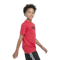 adidas Big Kid Boys Crew Neck Short Sleeve Regular Fit Graphic T-Shirt