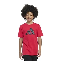 adidas Big Kid Boys Crew Neck Short Sleeve Regular Fit Graphic T-Shirt