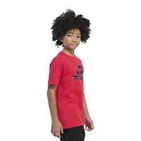 adidas Big Kid Boys Crew Neck Short Sleeve Regular Fit Graphic T-Shirt