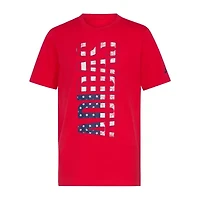 adidas Big Kid Boys Crew Neck Short Sleeve Regular Fit Graphic T-Shirt
