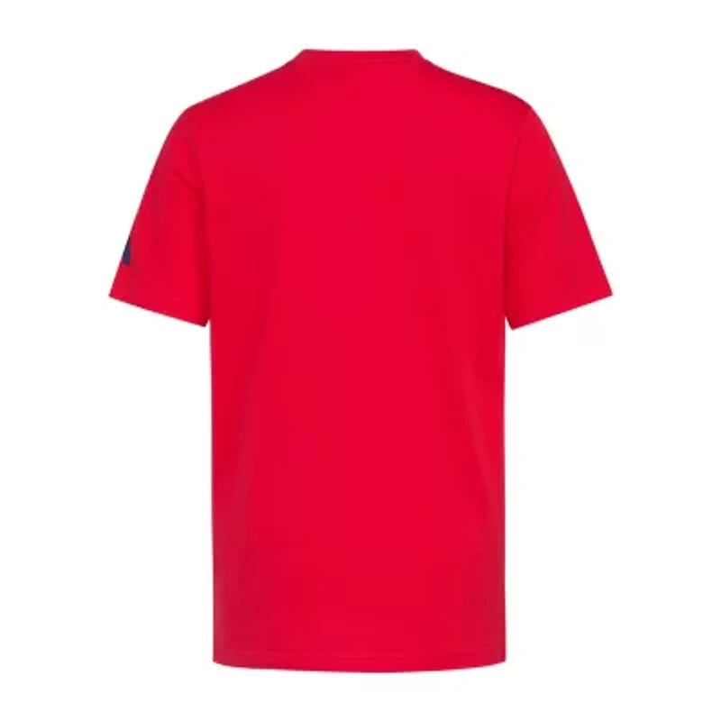 adidas Big Kid Boys Crew Neck Short Sleeve Regular Fit Graphic T-Shirt