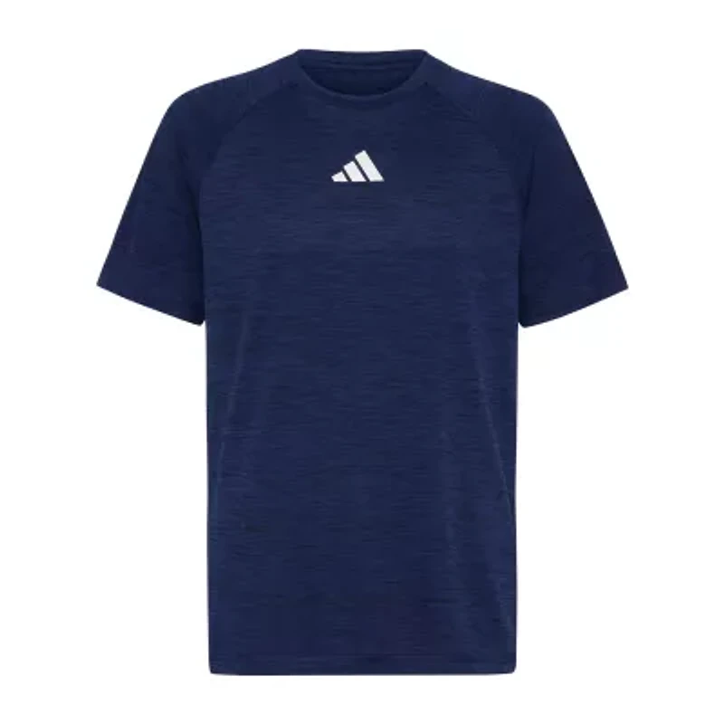 adidas Big Kid Boys Crew Neck Short Sleeve Regular Fit Graphic T-Shirt