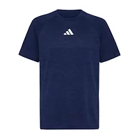 adidas Big Kid Boys Crew Neck Short Sleeve Regular Fit Graphic T-Shirt