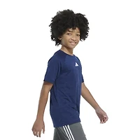 adidas Big Kid Boys Crew Neck Short Sleeve Regular Fit Graphic T-Shirt