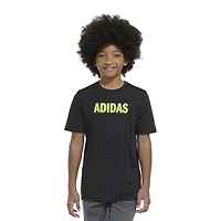adidas Big Kid Boys Crew Neck Short Sleeve Regular Fit Graphic T-Shirt