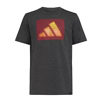 adidas Big Kid Boys Crew Neck Short Sleeve Regular Fit Graphic T-Shirt