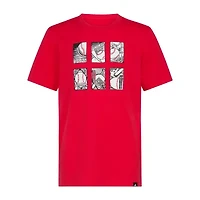 adidas Big Kid Boys Crew Neck Short Sleeve Regular Fit Graphic T-Shirt