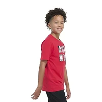adidas Big Kid Boys Crew Neck Short Sleeve Regular Fit Graphic T-Shirt