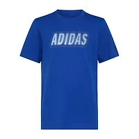 adidas Big Kid Boys Crew Neck Short Sleeve Regular Fit Graphic T-Shirt