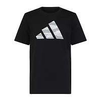 adidas Big Kid Boys Crew Neck Short Sleeve Regular Fit Graphic T-Shirt