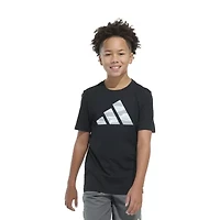 adidas Big Kid Boys Crew Neck Short Sleeve Regular Fit Graphic T-Shirt
