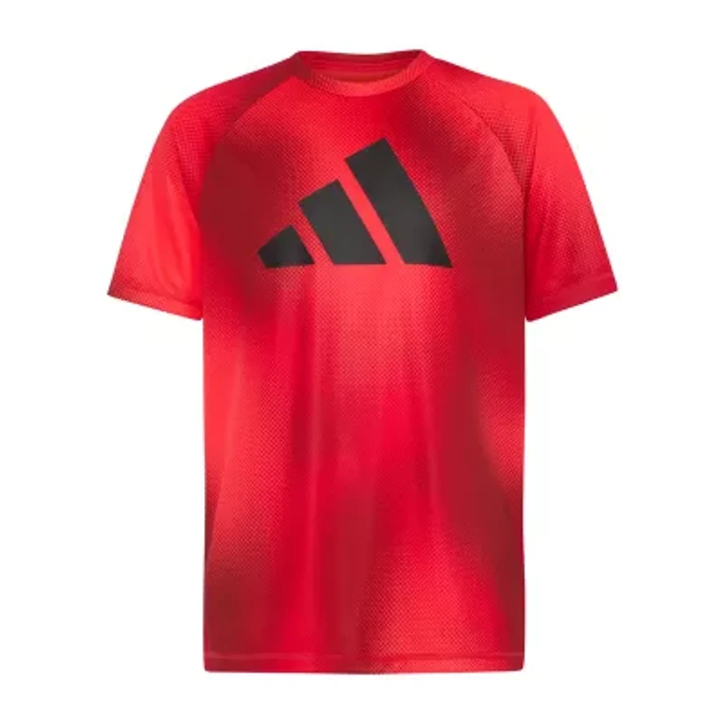 adidas Big Kid Boys Crew Neck Short Sleeve Regular Fit Graphic T-Shirt