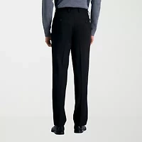 Haggar Premium Comfort Mens Waistband Straight Fit Dress Flat Front Pant