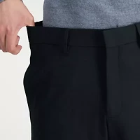 Haggar Premium Comfort Mens Waistband Straight Fit Dress Flat Front Pant