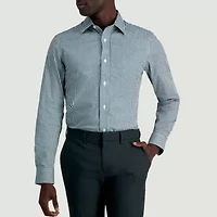 Haggar Smart Wash Mens Classic Fit Easy Care Long Sleeve Dress Shirt