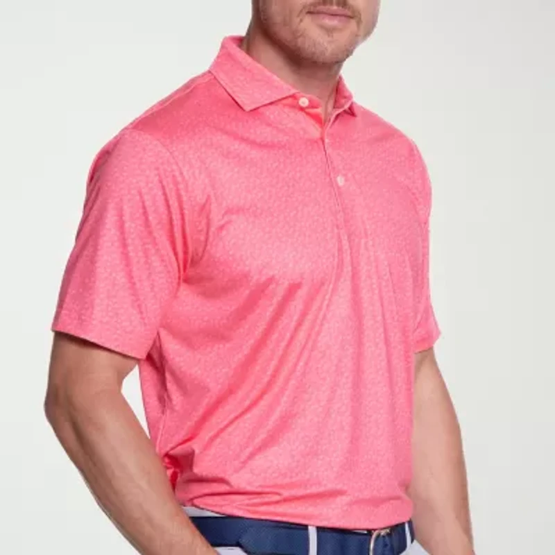 ARCHER LINKS Mens Classic Fit Short Sleeve Polo Shirt