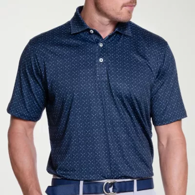 ARCHER LINKS Mens Classic Fit Short Sleeve Polo Shirt