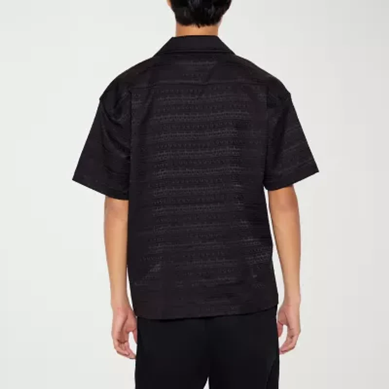 Forever 21 Mens Short Sleeve Button-Down Shirt