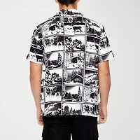 Forever 21 Mens Short Sleeve Button-Down Shirt
