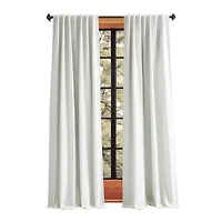 Martha Stewart Spellbound Rod Pocket Blackout Set of 2 Curtain Panel