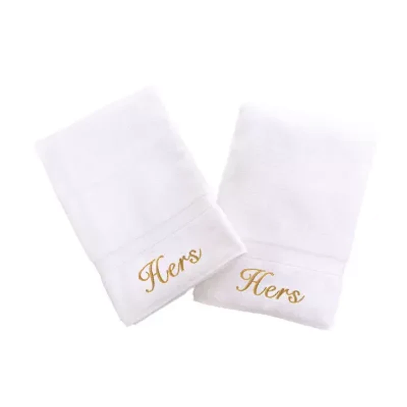 Linum Home Textiles Hers And 2-pc. Hand Towel