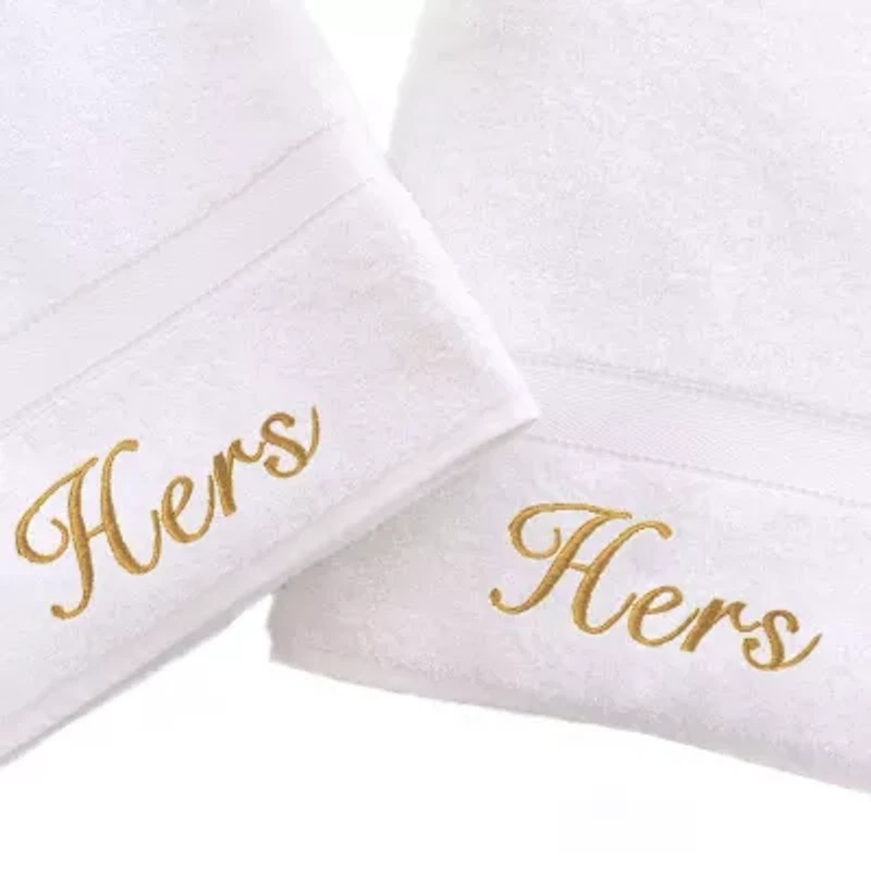 Linum Home Textiles Hers And 2-pc. Hand Towel