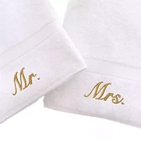 Linum Home Textiles Mr And Mrs 2-pc. Hand Towel
